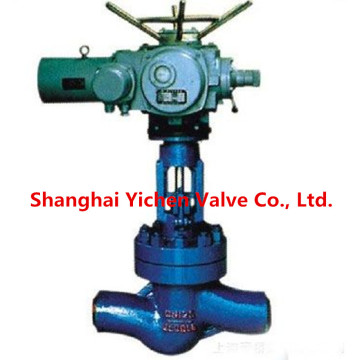 Power Station High Temperature High Pressure Self Sealing Electric Globe Valve